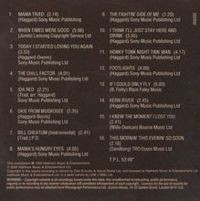 Load image into Gallery viewer, Merle Haggard : Live (CD, Album, RE)
