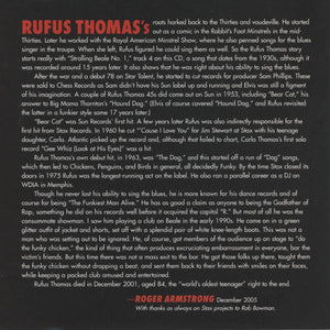 Rufus Thomas : Stax Profiles (CD, Comp, RM)