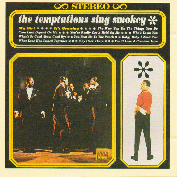 The Temptations : The Temptations Sing Smokey (CD, Album, RE)