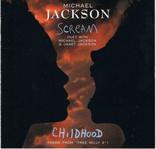 Load image into Gallery viewer, Michael Jackson Duet With Janet Jackson : Scream / Childhood (CD, Maxi, Promo)
