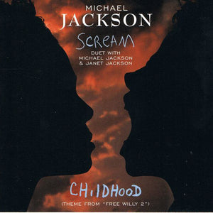 Michael Jackson Duet With Janet Jackson : Scream / Childhood (CD, Maxi, Promo)