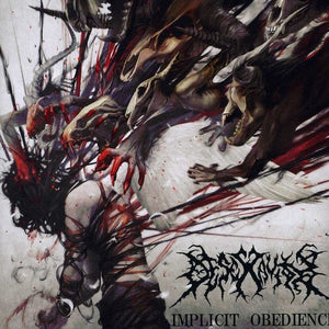 the album cover for Desecravity - Implicit Obedience