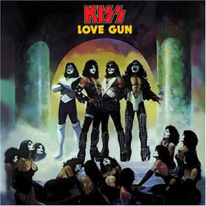 the album cover for KISS - Love Gun (remastered)