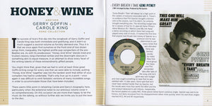 Gerry Goffin & Carole King* : Honey & Wine (Another Gerry Goffin & Carole King Song Collection) (CD, Comp, Mono)