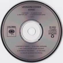 Load image into Gallery viewer, Leonard Cohen : Songs Of Leonard Cohen (CD, Album, RE)
