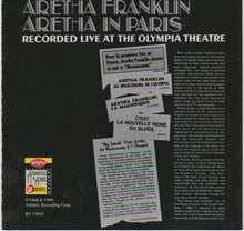 Load image into Gallery viewer, Aretha Franklin : Aretha In Paris (CD, Album, RE)
