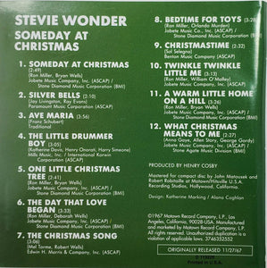 Stevie Wonder : Someday At Christmas (CD, Album, Club, RE)