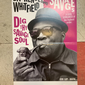 Barrence Whitfield and The Savages "Dig Thy Savage Soul" Promo - 2013 (Poster)