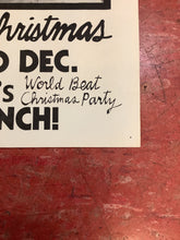 Load image into Gallery viewer, Dan Del Santo "World Beat Christmas" at Liberty Lunch (Poster)

