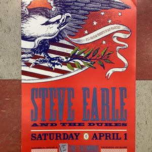 Steve Earle at The Fillmore - 1989 (Poster)