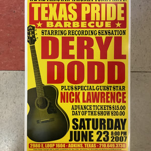 Deryl Dodd at Texas Pride Barbecue - 2007 (Poster)