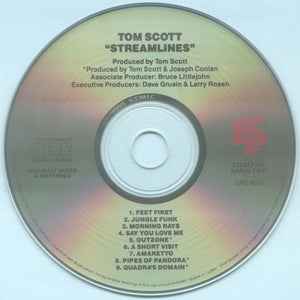 Tom Scott : Streamlines (CD, Album, RE)