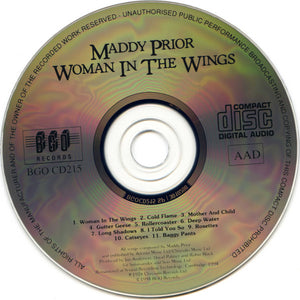 Maddy Prior : Woman In The Wings (CD, Album, RM)