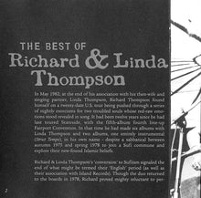 Load image into Gallery viewer, Richard &amp; Linda Thompson : The Best Of Richard &amp; Linda Thompson (The Island Records Years) (CD, Comp, RP)
