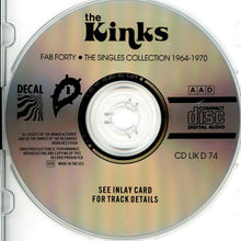 Load image into Gallery viewer, The Kinks : Fab Forty - The Singles Collection 1964-1970 (2xCD, Album, Comp)
