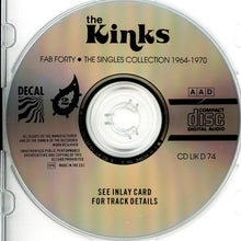 Load image into Gallery viewer, The Kinks : Fab Forty - The Singles Collection 1964-1970 (2xCD, Album, Comp)

