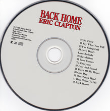 Load image into Gallery viewer, Eric Clapton : Back Home (CD, Album, Cin)
