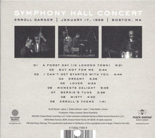 Load image into Gallery viewer, Erroll Garner : Symphony Hall Concert (CD, Album)
