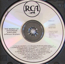 Load image into Gallery viewer, Jefferson Airplane : The Worst Of Jefferson Airplane (CD, Comp, RE, RM)
