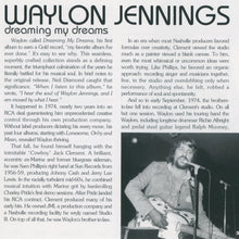 Load image into Gallery viewer, Waylon* : Dreaming My Dreams (CD, Album, RE, RM)
