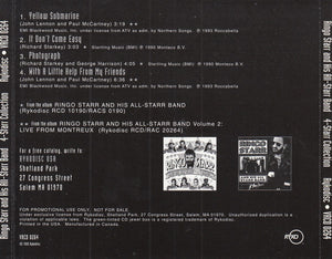 Ringo Starr And His All Starr Band* : Private Issue By Discover Presents Ringo And His All Starr Band / 4-Starr Collection (CD, Promo, Smplr)