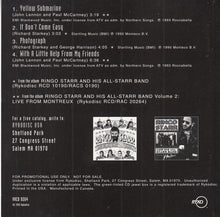 Load image into Gallery viewer, Ringo Starr And His All Starr Band* : Private Issue By Discover Presents Ringo And His All Starr Band / 4-Starr Collection (CD, Promo, Smplr)
