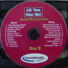 Load image into Gallery viewer, Various : All You Can Eat (Austin Music Sampler) (2xCD, Comp, Smplr)
