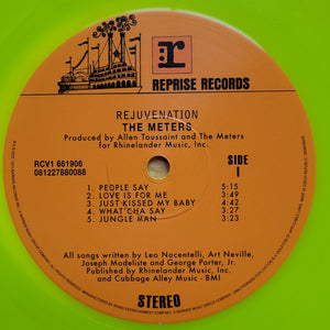 The Meters : Rejuvenation (LP, Album, Club, RE, RM, Yel)