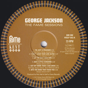 George Jackson (3) : The FAME Sessions (LP, Comp)