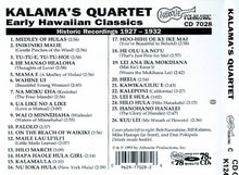 Load image into Gallery viewer, Kalama's Quartet : Early Hawaiian Classics 1927 - 1932 (CD, Comp, RE)
