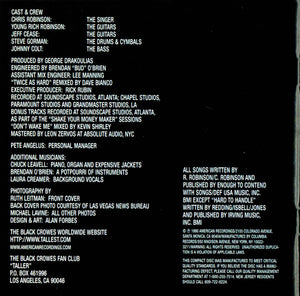 The Black Crowes : Shake Your Money Maker (CD, Album, Enh, RM)