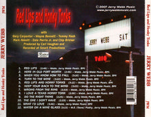 Load image into Gallery viewer, Jerry Webb (4) : Red Lips And Honky Tonks (CD, Album)
