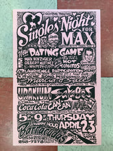 Load image into Gallery viewer, Singles Night for Max at Barracuda's - 1987 (Poster)
