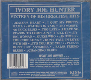 Ivory Joe Hunter : Ivory Joe Hunter Sings Sixteen Of His Greatest Hits (CD, Comp)