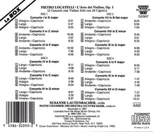 Load image into Gallery viewer, Pietro Antonio Locatelli / Susanne Lautenbacher, Mainzer Kammerorchester, Günter Kehr : L'Arte Del Violino (4xCD, RE)

