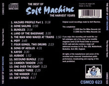 Load image into Gallery viewer, Soft Machine : The Best Of Soft Machine - The Harvest Years (CD, Comp)

