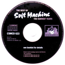 Load image into Gallery viewer, Soft Machine : The Best Of Soft Machine - The Harvest Years (CD, Comp)
