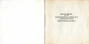 Brahms*, Murray Perahia, Members Of The Amadeus Quartet* : Piano Quartet, Op.25 (CD, Album, RP)