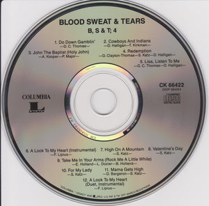 Blood, Sweat And Tears : B, S & T 4 (CD, Album, RE, RM)