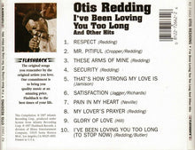 Load image into Gallery viewer, Otis Redding : I&#39;ve Been Loving You Too Long And Other Hits (CD, Comp, RE)
