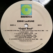 Load image into Gallery viewer, Eddie LeJeune : Cajun Soul (LP, Album)
