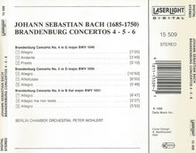 Load image into Gallery viewer, Berlin Chamber Orchestra, Peter Wohlert : Brandenburg Concertos 4 • 5 • 6 (CD, Album, Dis)
