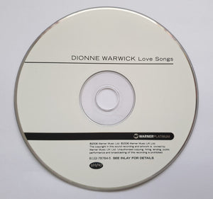 Dionne Warwick : Love Songs (CD, Comp)