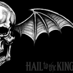 the album cover for Avenged Sevenfold - Hail to the King