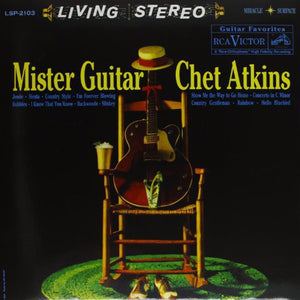 the album cover for Chet Atkins - Mister Guitar