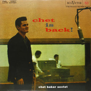 the album cover for Chet Baker - Chet Is Back