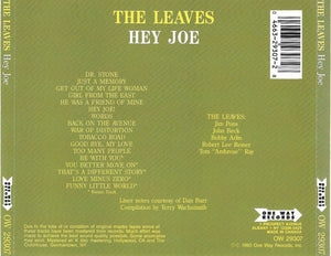 The Leaves : Hey Joe (CD, Album, RE)