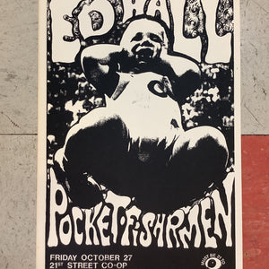 Ed Hall and Pocket FishRmen at 21st Street Co-op - 1989 (Poster)