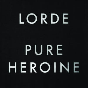the album cover for Lorde - Pure Heroine