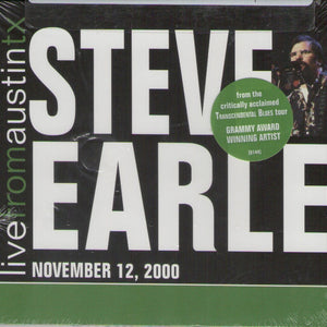 Steve Earle : Live From Austin TX (CD, Album, Dig)